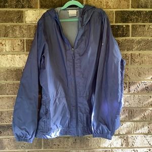 Columbia Light Purple Switchback Full Zip Up Hooded Rain Jacket M